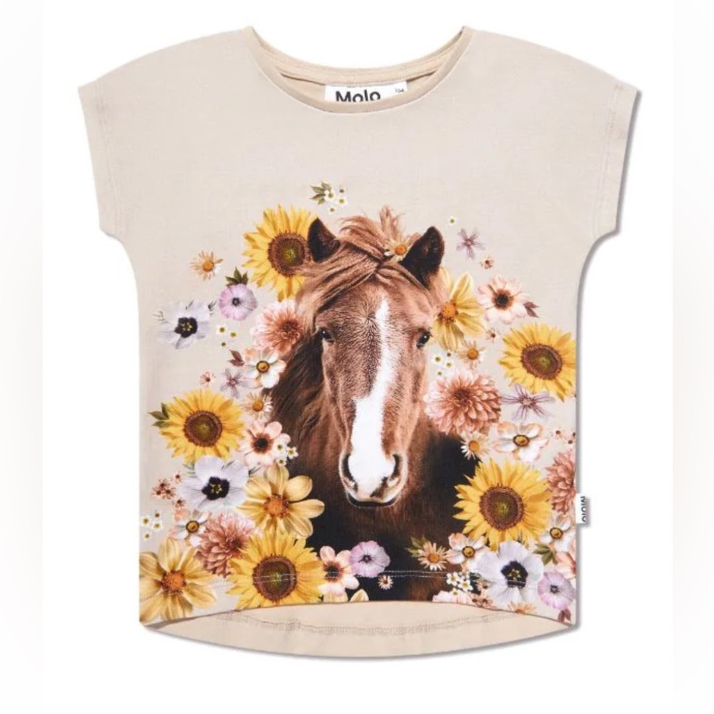Molo Ragnhilde Flower Horse Tee